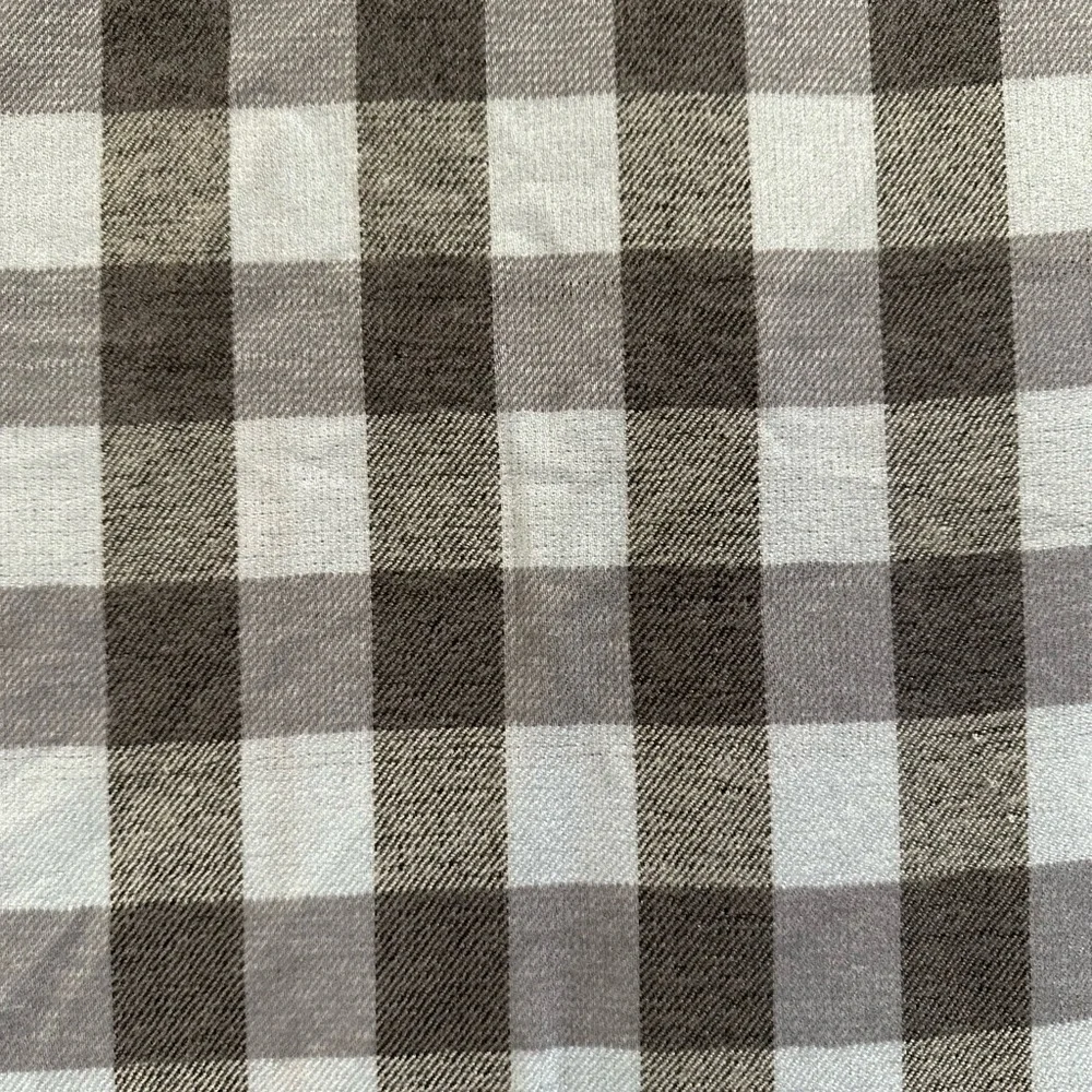 Super SoftDouble sided Plaid & Checked Pattern Blue Toned Long Scarf NEW